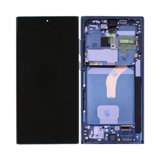 Touch+Display+Frame Samsung Galaxy S22 Ultra/S908 Service Pack Verde